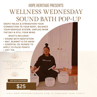 Wellness Wednesday Sound Bath Pop Up